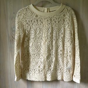 Banana Republic Lace Top Size S